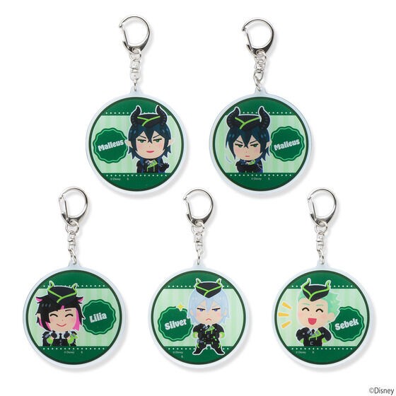 PRE-ORDER : Hapikuro! Disney Twisted Wonderland Acrylic Keychain Twist Stamp by Takashi Mifune (Random)