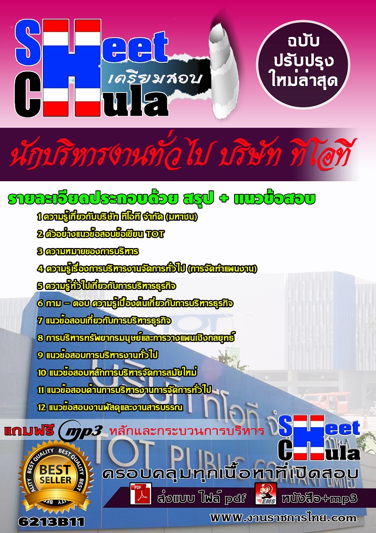 6213B12 นักบริหารงานทั่วไป บริษัท ทีโอที