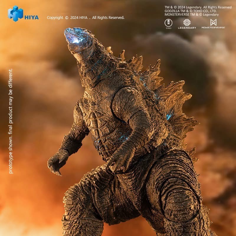 Pre-order : EXQUISITE BASIC+ Series Godzilla vs. Kong (2021) Heat Ray Godzilla Action Figure by Hiya Toys