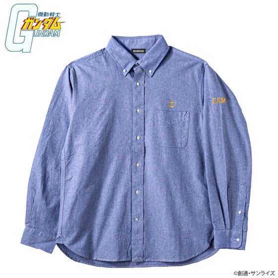 PRE-ORDER : Mobile Suit Gundam Mark Basic Line Button Down Shirt