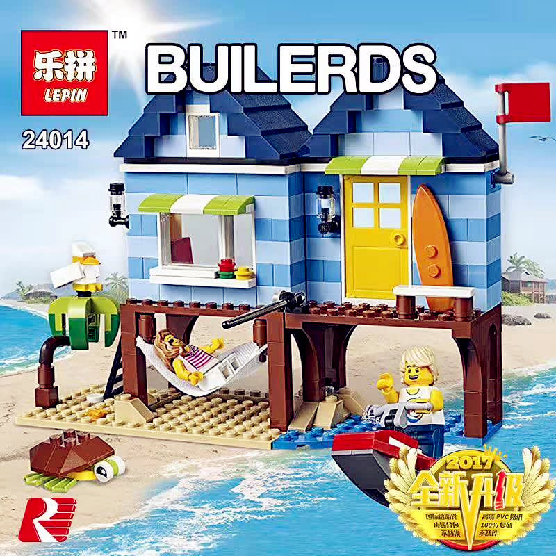 Lepin 24014 City Creator 3 in 1 Beachside Vacation 295pcs
