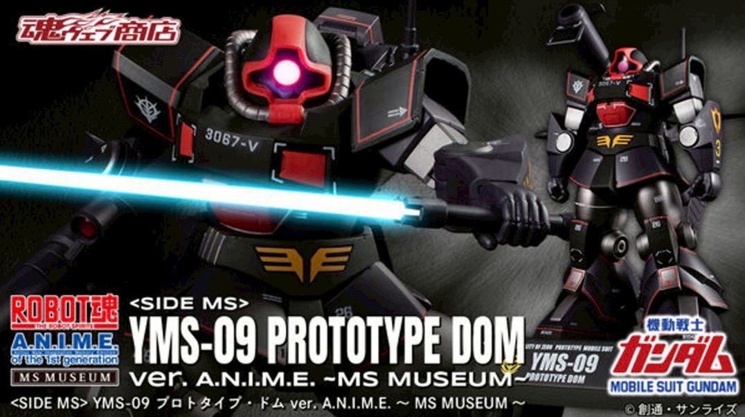 PRE-ORDER : Robot Spirit <SIDE MS> YMS-09 Prototype Dom ver. A.N.I.M.E. -MS MUSEUM-