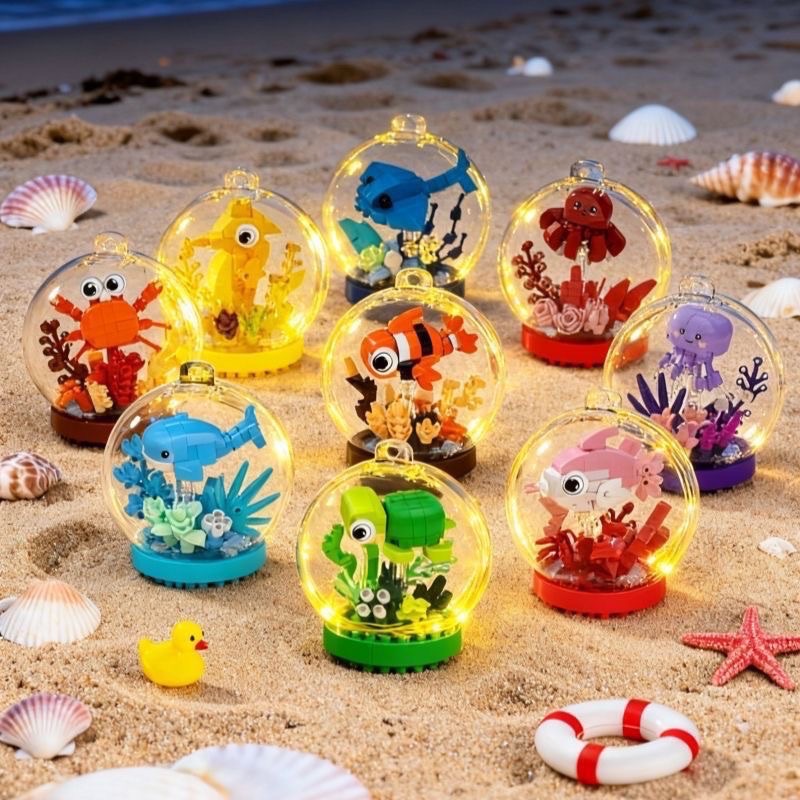 ตัวต่อนาโนสัตว์ทะเลจิ๋ว - CLC - The Ocean Ball Building Blocks (มีไฟ)