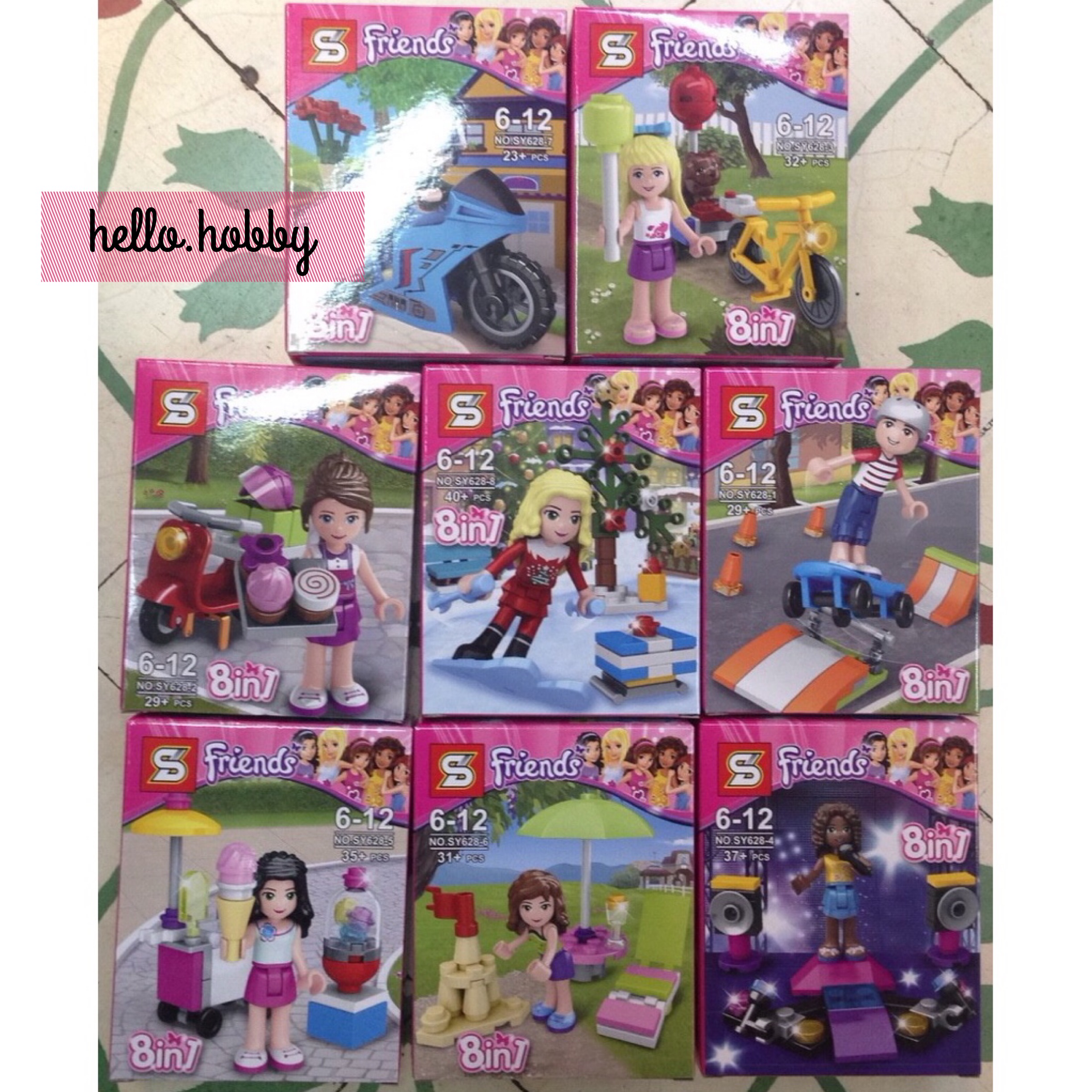 SY 628 1-8 Friends 8 in 1