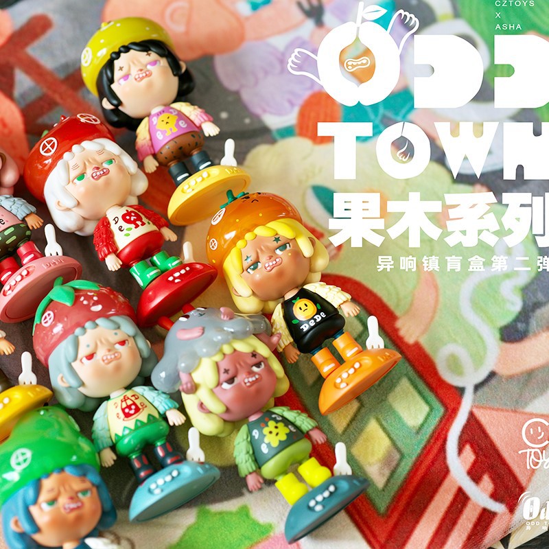 Odd Town Fruit Series By CZTOYS x ASHA (Set of 8+1secret)