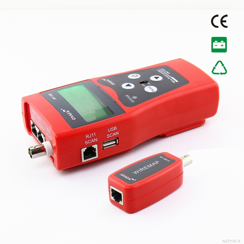 NF-308 Digital Network LAN Telephone Coaxial BNC USB Cable Tracker Tester