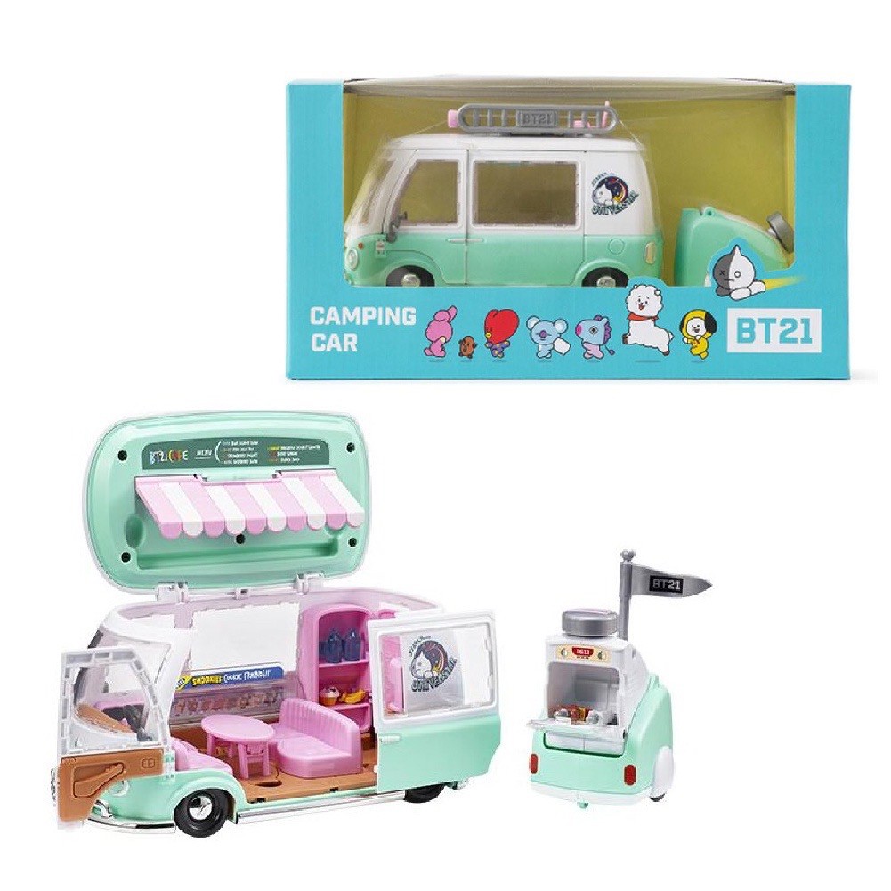 ฟิกเกอร์รถ BT21 Universtar Camping Car Play Set by Line Friends x Young Toys