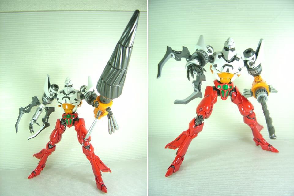 Fewture EX Gokin Getter Robot 1 2 3 Getmachine Eagle jaguar Bear + Machine Gun (มือสอง 90% มีตำหนิสีแตก)