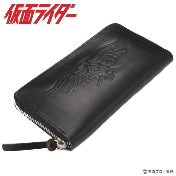 PRE-ORDER : Kamen Rider Shocker Relief Genuine Leather Round Long Wallet