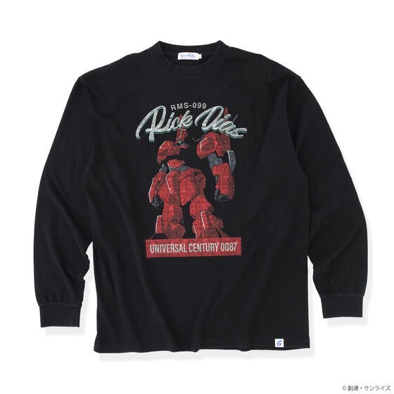 PRE-ORDER : STRICT-G.Fab "Mobile Suit Z Gundam" Used Style Long Sleeve T-Shirt