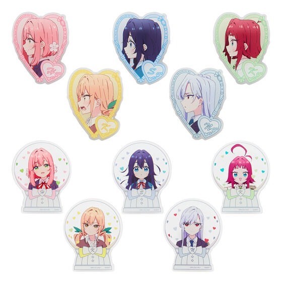 PRE-ORDER : The 100 Girlfriends Who Really, Really, Really, Really, Really Love You Acrylic Clip (10 types in total) (Random)