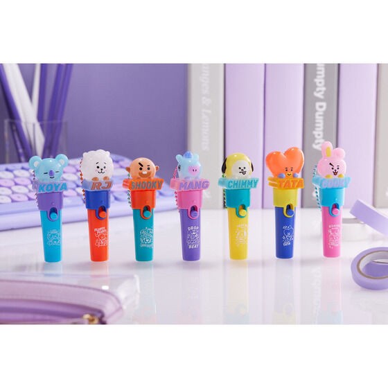 PRE-ORDER : BT21 Light Stick Charm (10 pcs)