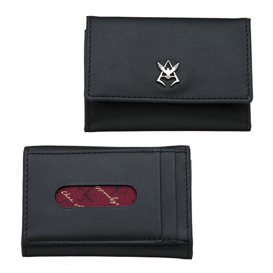 PRE-ORDER : Mobile Suit Gundam Leather Item Collection Char Mark Silver Ver. Pass & Key Case