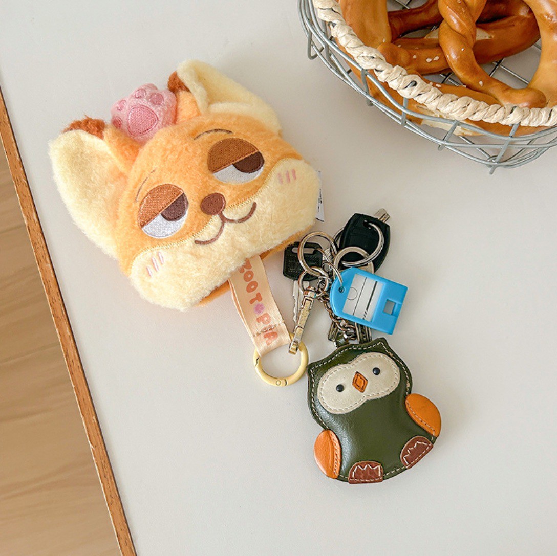 ตุ๊กตาพวงกุญแจ กระเป๋าใส่เหรียญ ลิขสิทธิ์แท้ - Disney - Zootopia Plush Pendant Coin Purse Keychain by Potdemiel