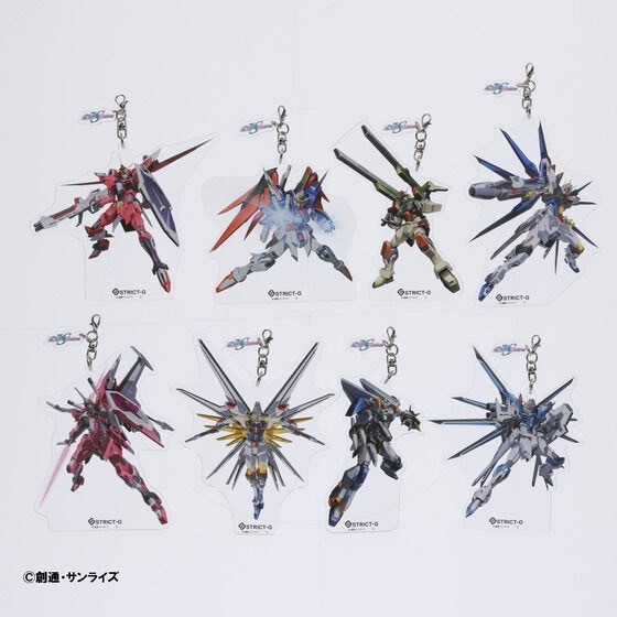 PRE-ORDER : STRICT-G "Mobile Suit Gundam SEED FREEDOM" Acrylic Keychain