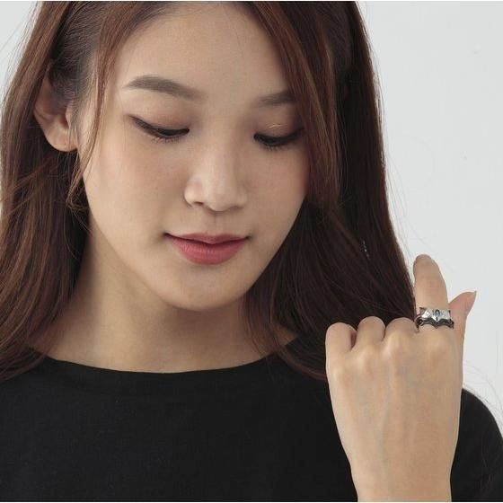 PRE-ORDER : Ultraman Geed Color Timer Silver925 Ring (Set of 2)