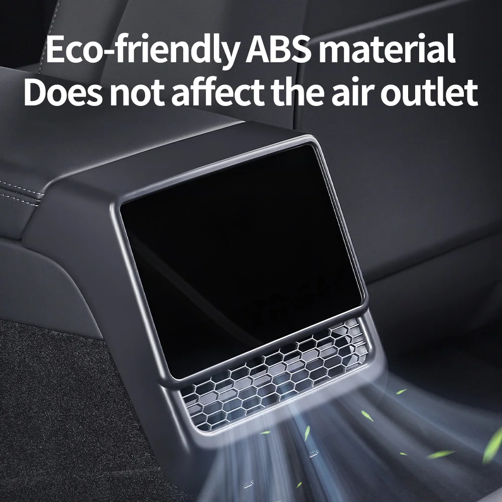 หน้ากาก ป้องกันจอหลัง และช่องแอร์Rear Screen and air vent protection Tesla Model Y Juniper / Model 3 High land