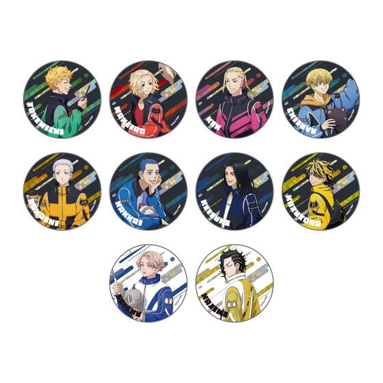 PRE-ORDER : TV anime "Tokyo Revengers" in NAMJATOWN Can Badge Collection VOL.1/2 Complete Set