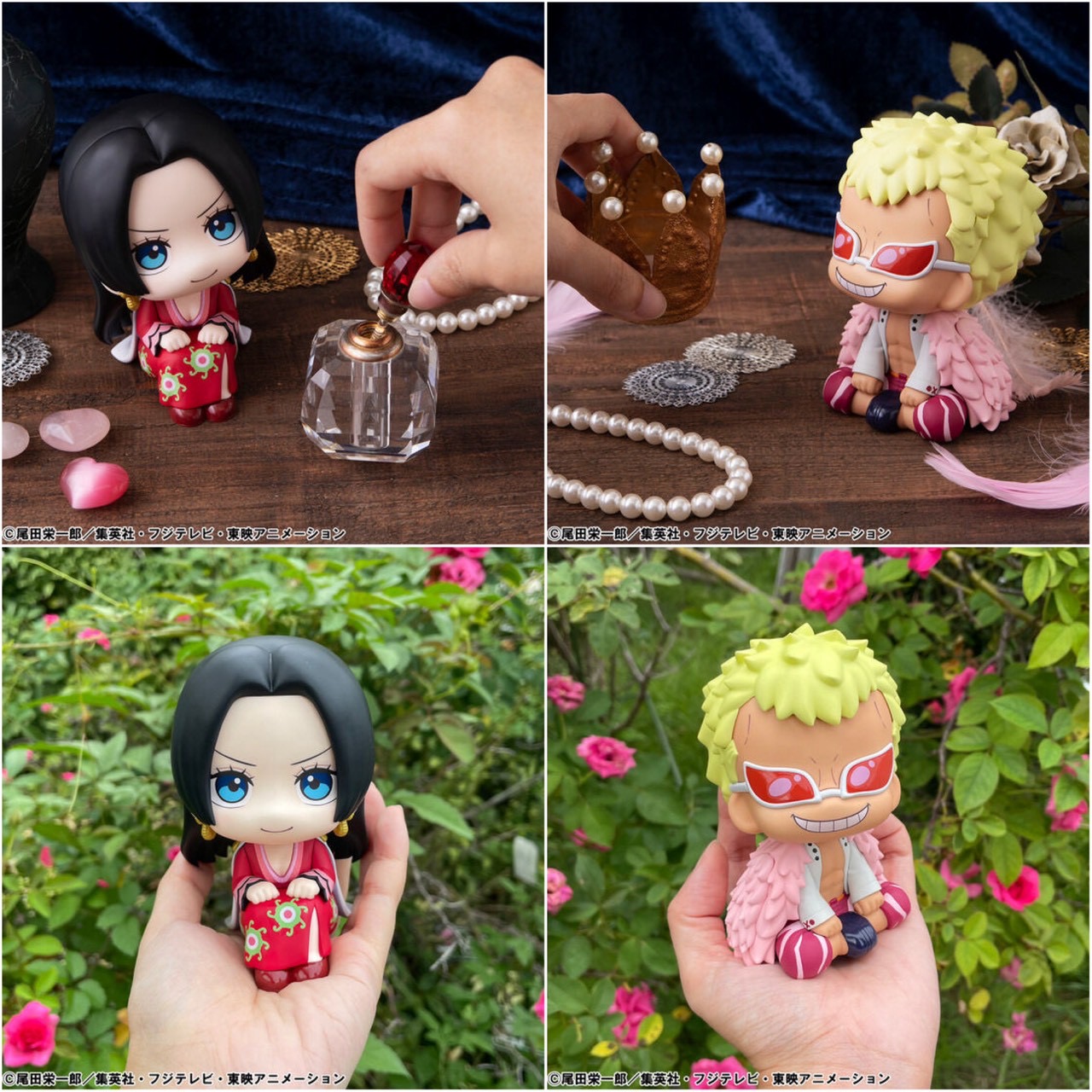 PRE-ORDER : Rukappu ONE PIECE Boa Hancock & Donquixote Doflamingo Set (Includes Limited Edition Drawstring Pouch)