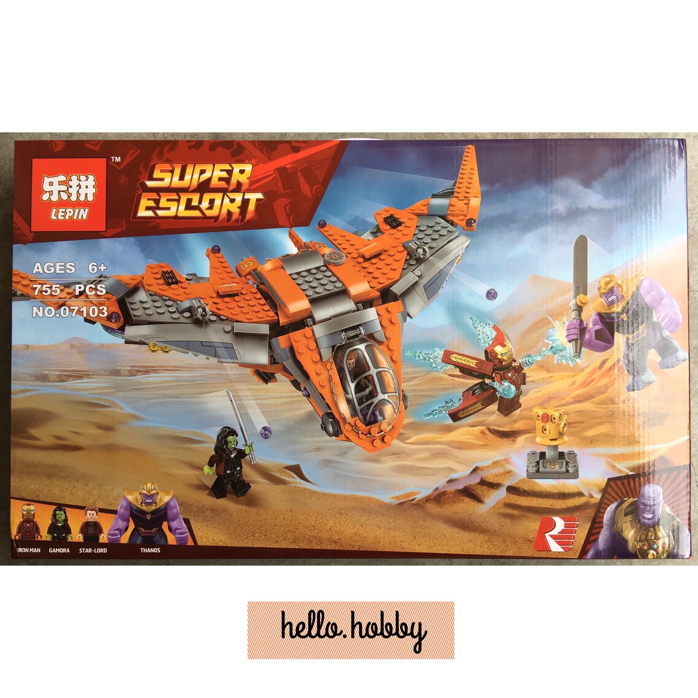 Lepin 07103 Thanos: Ultimate Battle 755pcs