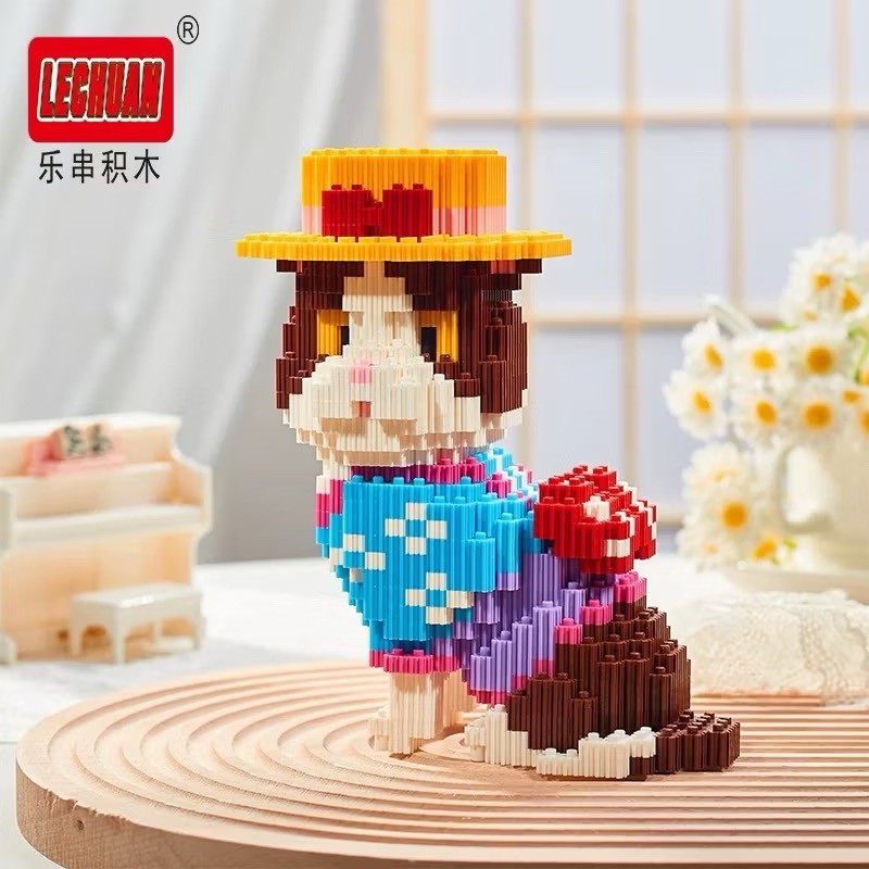 ตัวต่อนาโนแบบเฟือง Size XL - Lechuan 68691 - 68694 Cat Costume