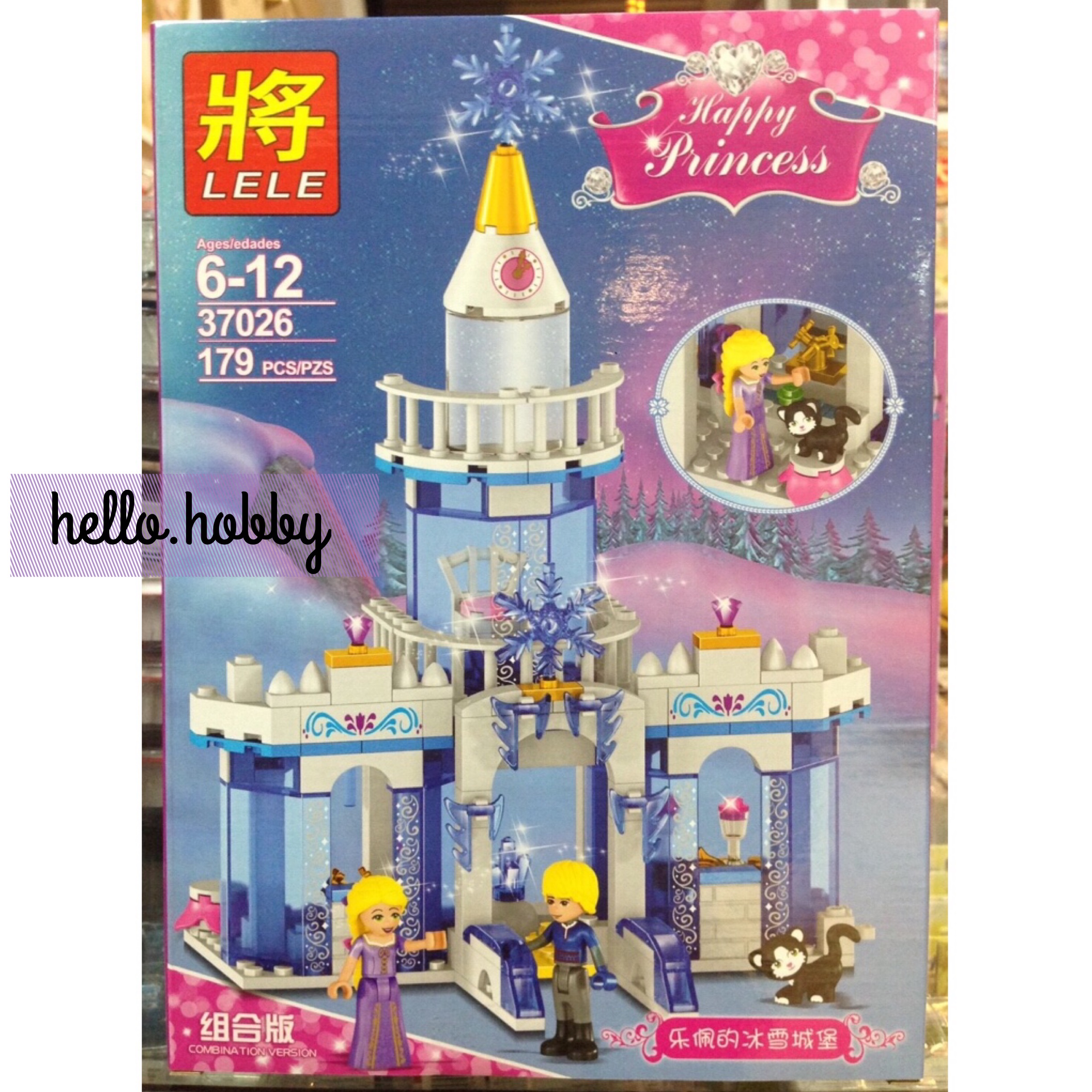 Lele 37026 Happy Princess Frozen Twin Castles 345pcs