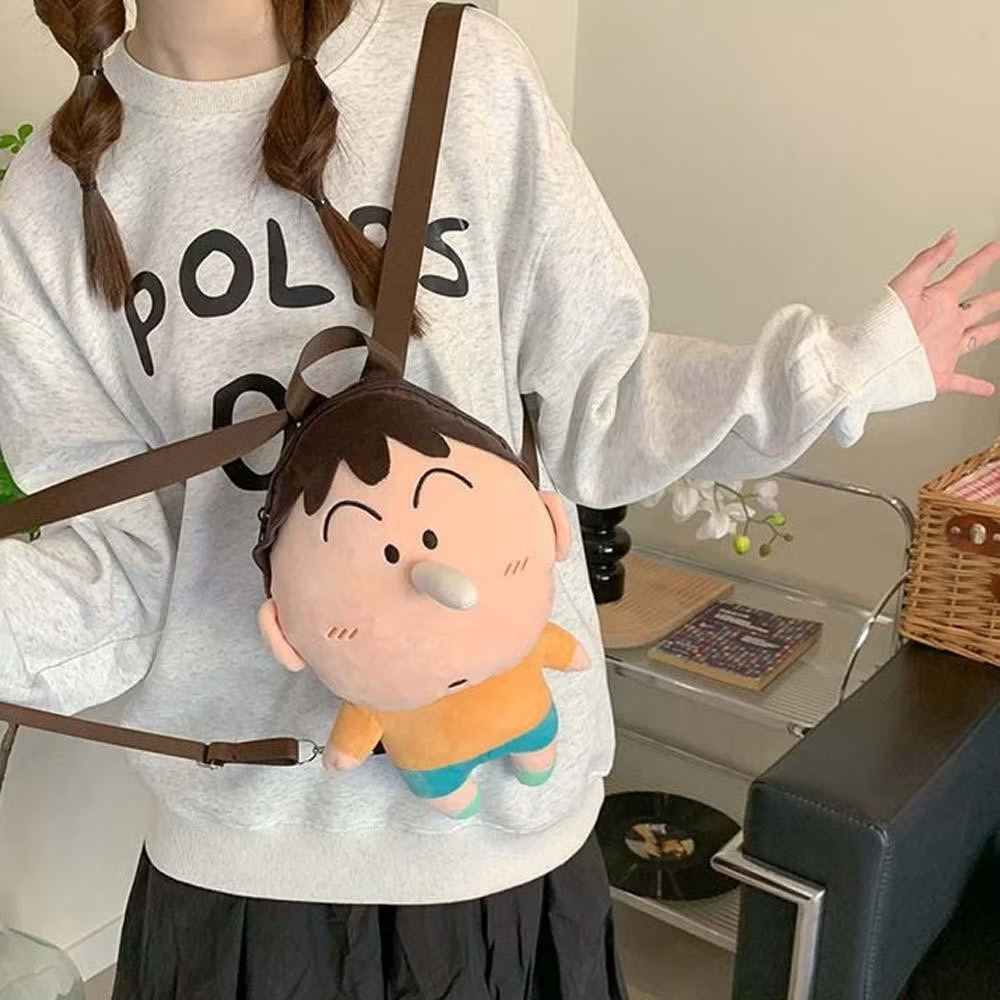 กระเป๋าเป้ตุ๊กตาชินจังลิขสิทธิ์แท้ Crayon Shinchan Doll Backpack by Youmai