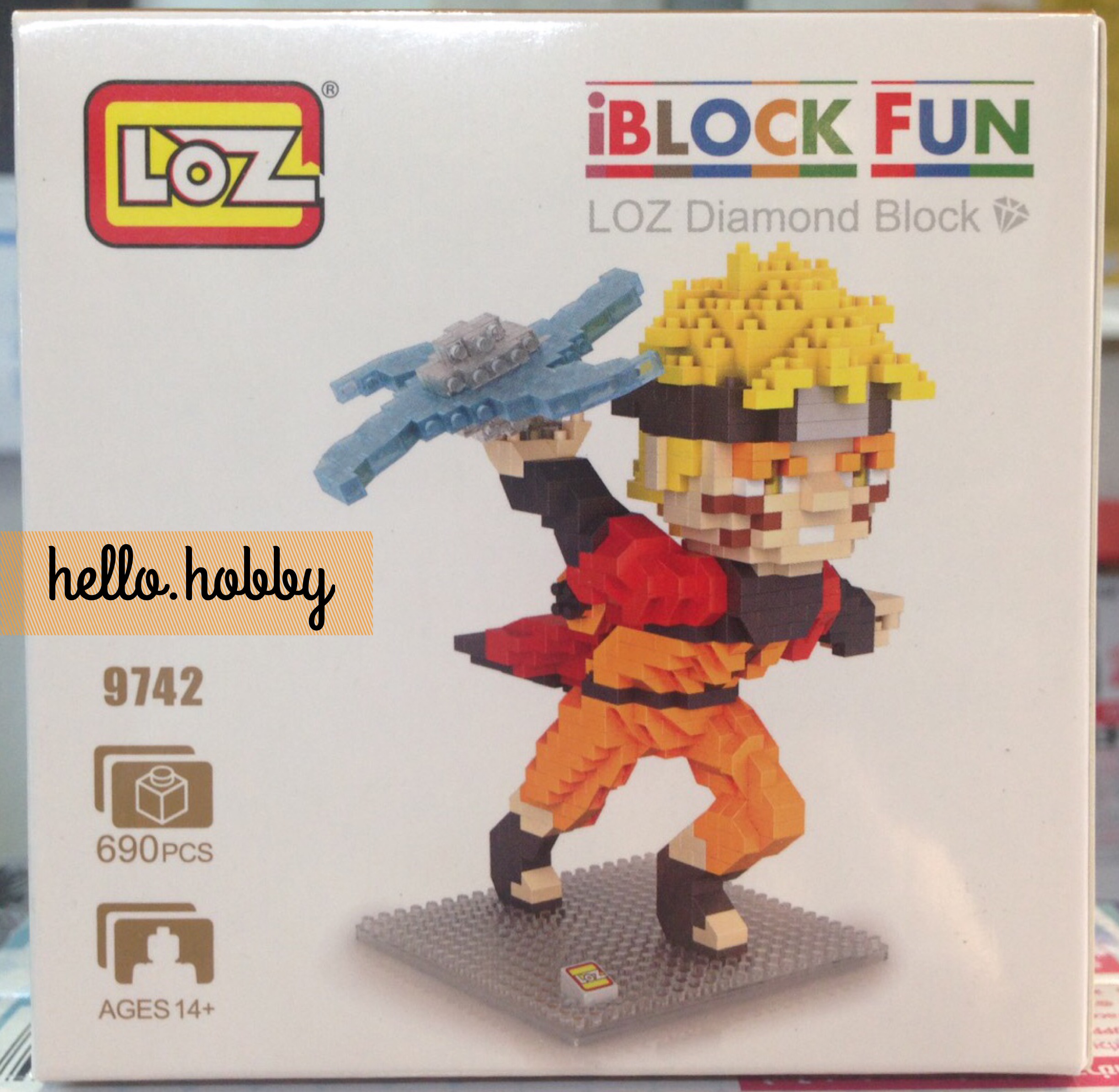 Loz 9742 Naruto Shippuden Uzumaki Naruto 690pcs