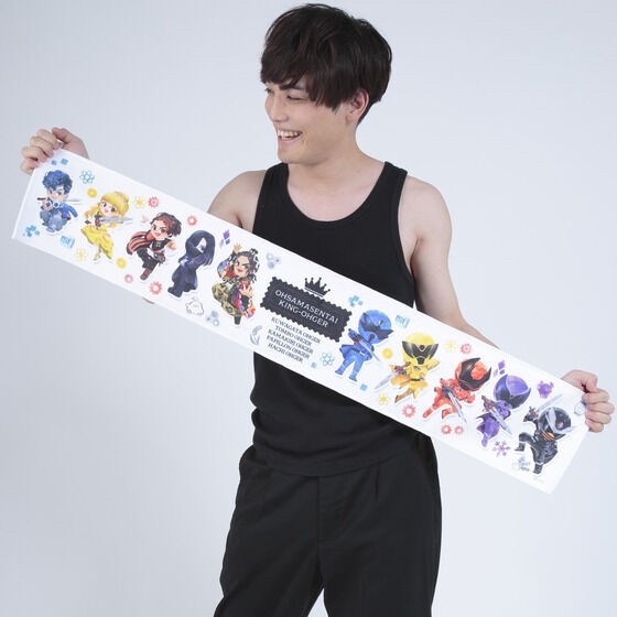 PRE-ORDER : Ohsama Sentai King-Ohger Deformed Muffler Towel
