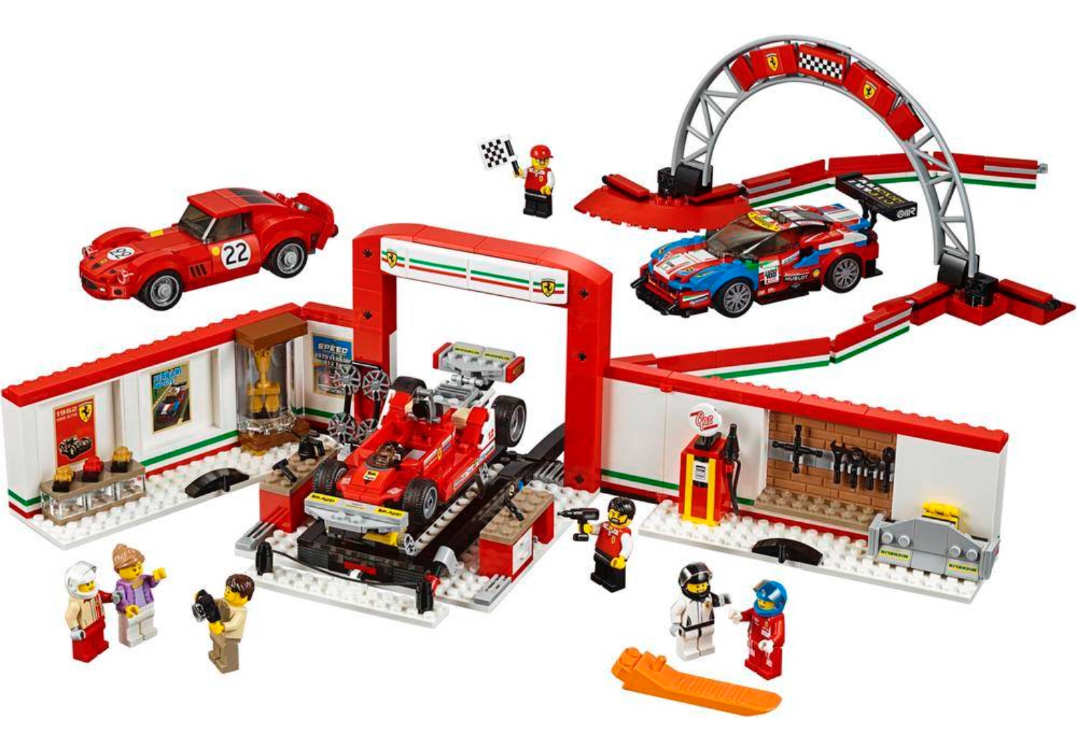 Lepin 28019 Speed Champions Ferrari Ultimate Garage 942pcs