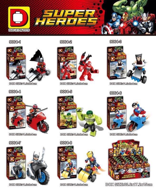 DLP 9064 Super Heroes