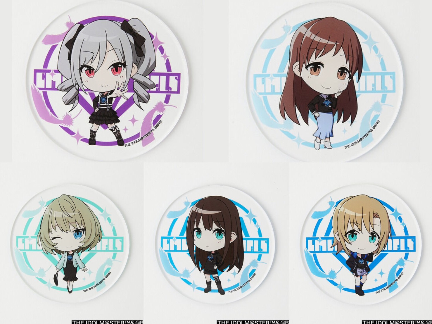 PRE-ORDER : THE IDOLM@STER CINDERELLA GIRLS x R4G 3rd (Ao No Gakudan) Acrylic Coaster