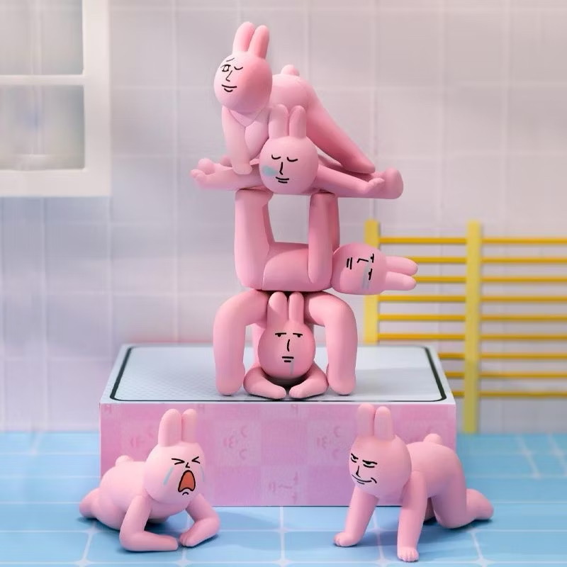 โมเดล น้องกระต่ายท่ายาก ได้ 1 ตัว | My Friend Rabbit Magic Yoga Series