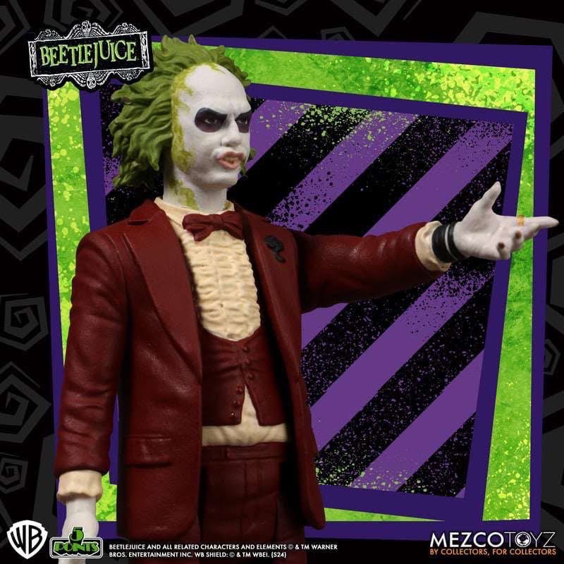 Pre-order : 5 Points Beetlejuice Set by Mezco Toyz