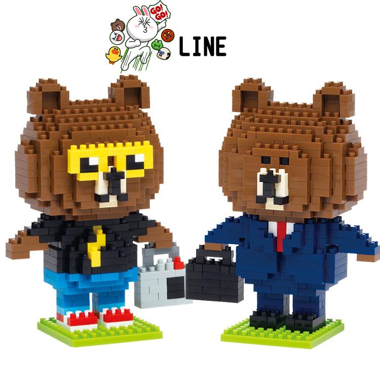 QCF 9637 Line Town Brown Salary Man 448pcs
