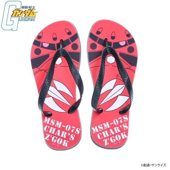 PRE-ORDER : Mobile Suit Gundam Char's Z'Gok Series Beach Sandals