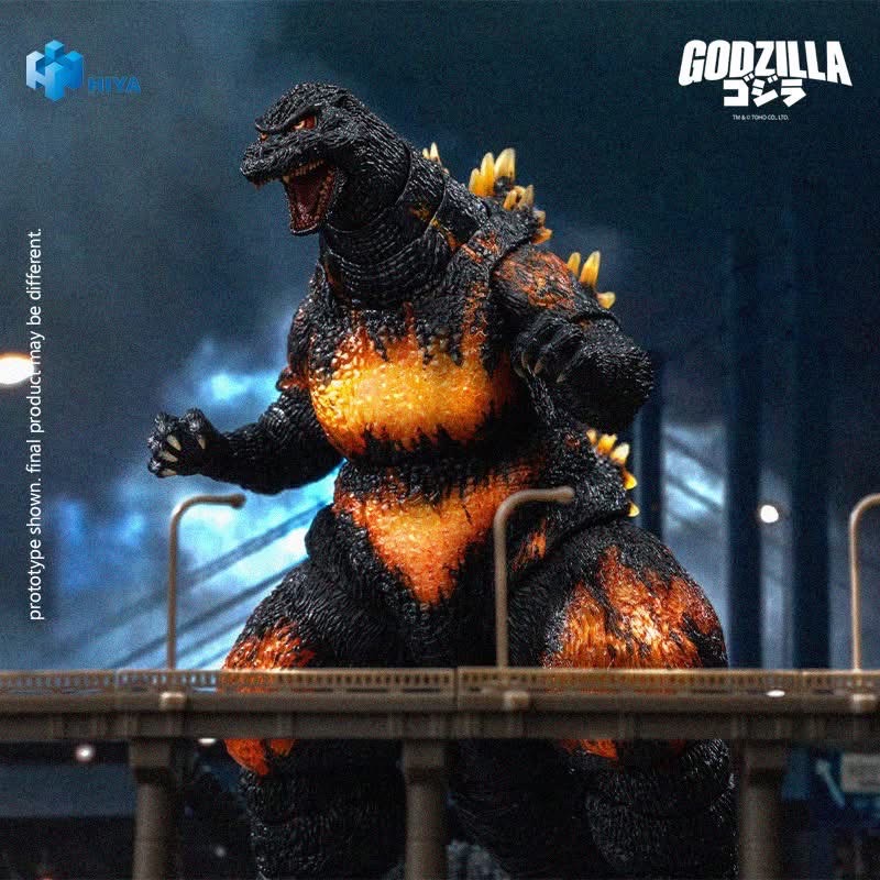 Pre-order : EXQUISITE BASIC Series Godzilla vs. Destoroyah (1995) Burning Godzilla Action Figure by Hiya Toys