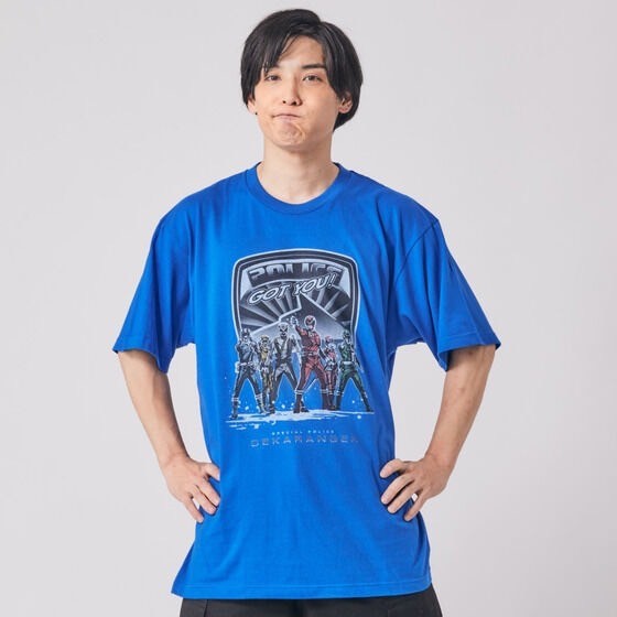PRE-ORDER : Toei Hero T-shirt Tokusou Sentai Dekaranger American Comic Book Style Design