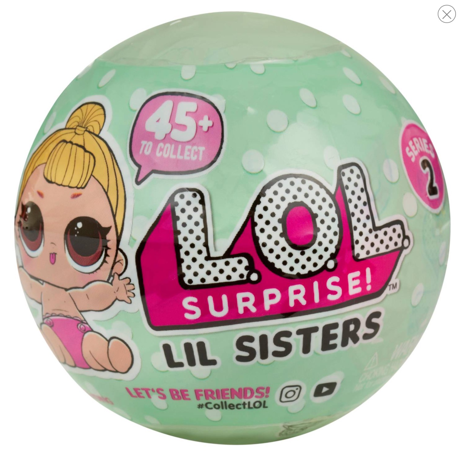 Surprise Egg L.Q.L Doll Lil Sisters Doll- Series 2