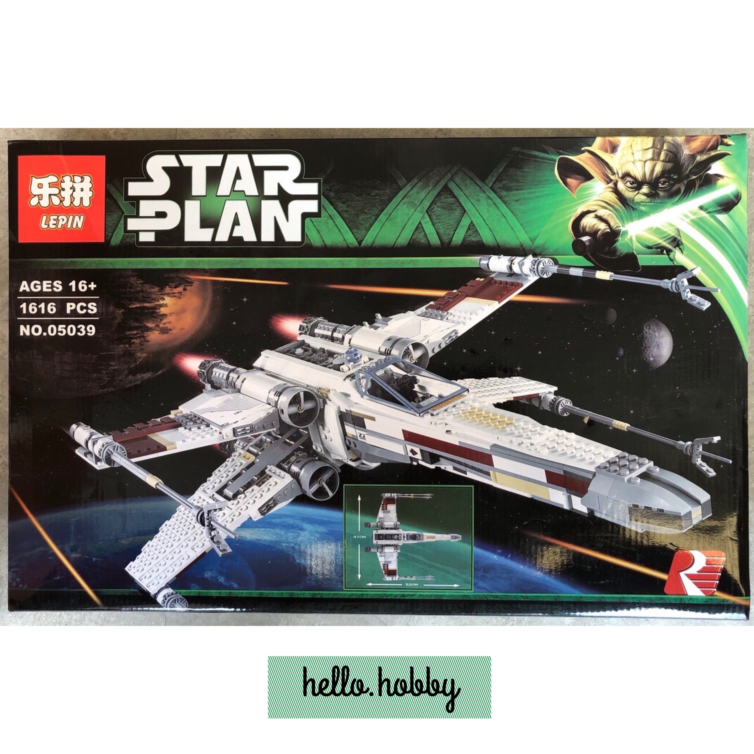 Lepin 05039 Star Wars Red Five X-wing Starfighter 1616pcs