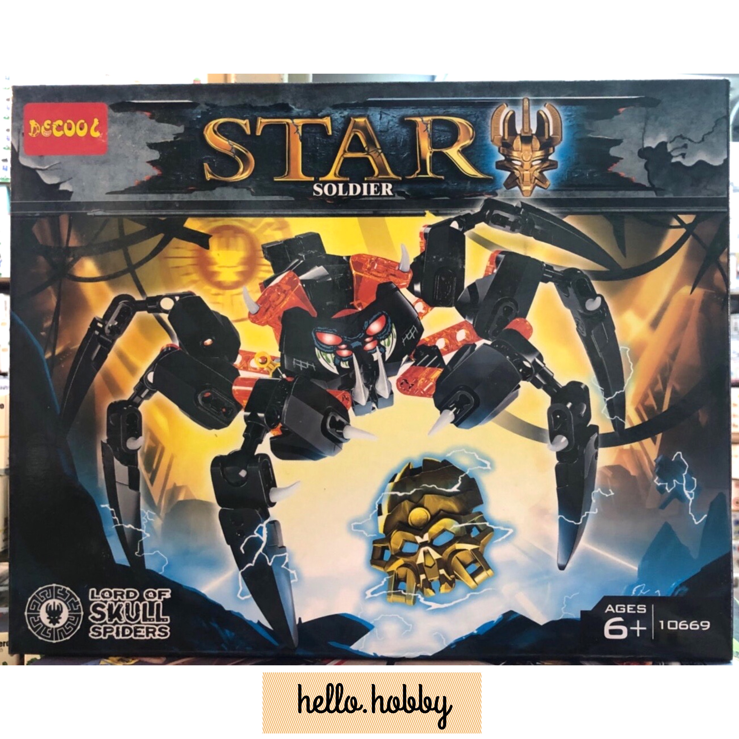 Decool 10669 Bionicle Lord of Skull Spiders