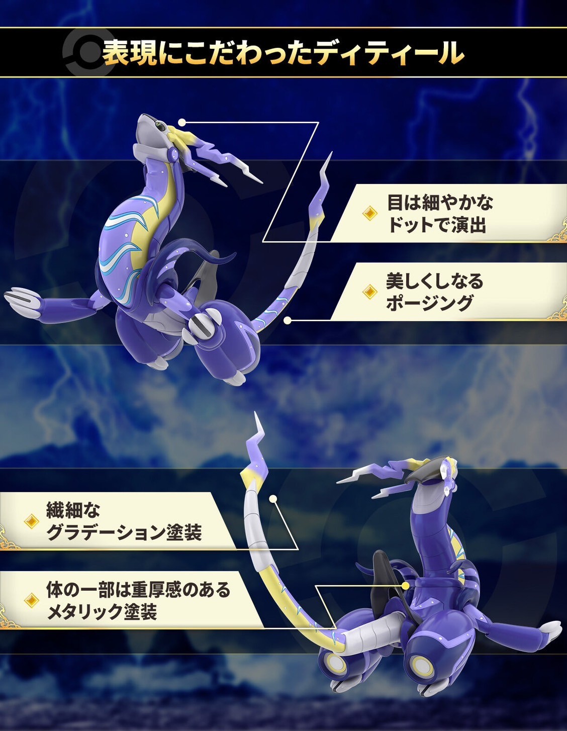 PRE-ORDER : Pokemon Scale World Paldea Region Koraidon / Miraidon