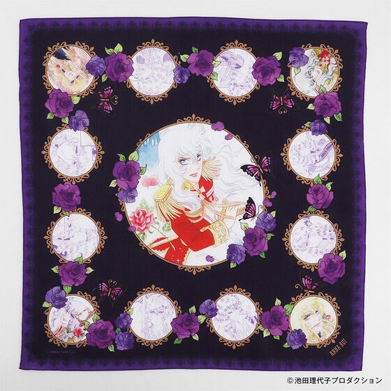 PRE-ORDER : Rose of Versailles ANNA SUI Print Handkerchief