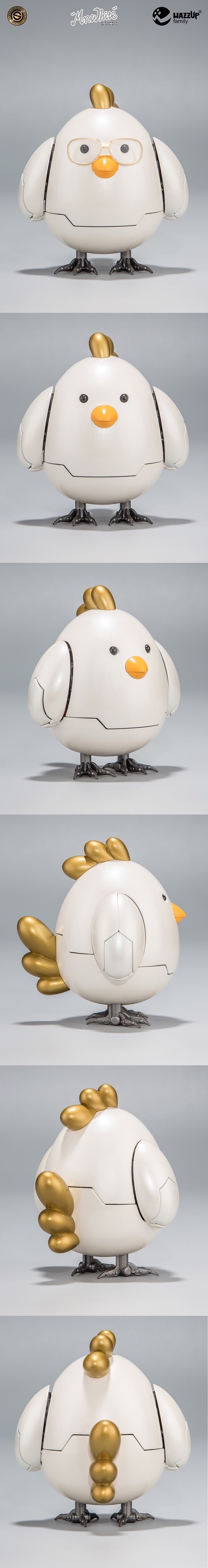 Pre-order : Q-MECH BATTLE CHICKEN “THUG LIFE” MR.WHITE by CCSTOYS