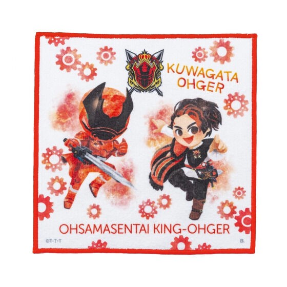 PRE-ORDER : Ohsama Sentai King-Ohger Deformed Mini Towel (6 types in total)