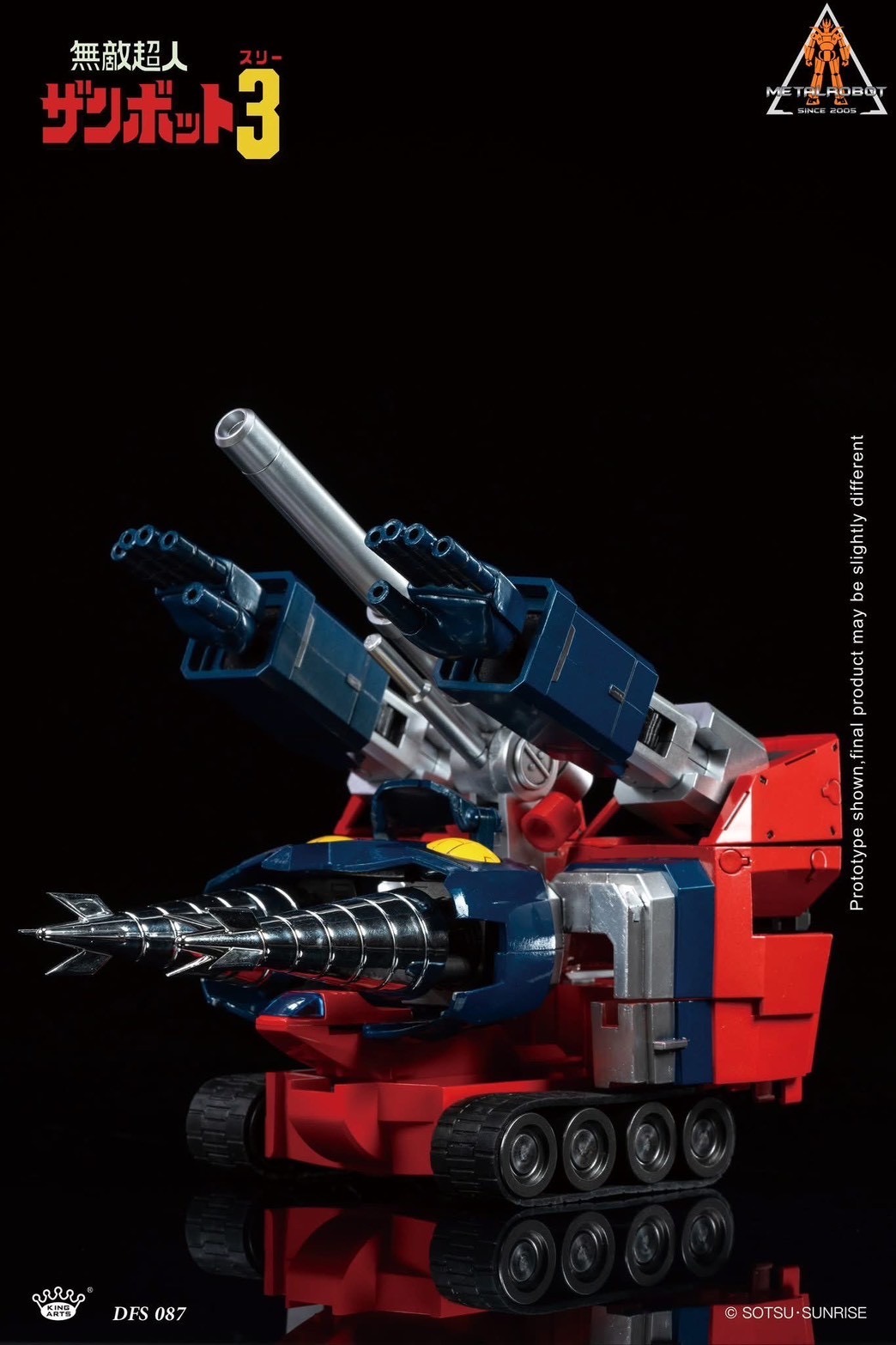 Pre-order : Invincible Super Man Zambot 3 Diecast Action Figure by King Arts