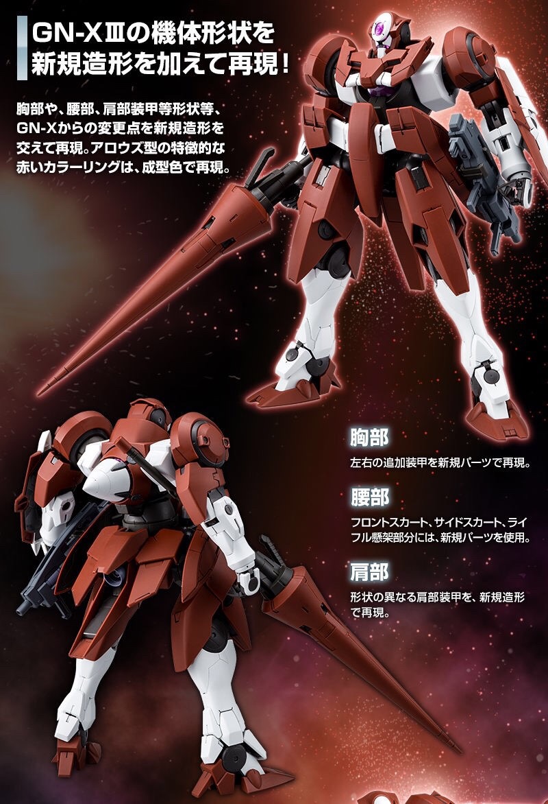 PRE-ORDER : MG 1/100 GN-X III (A-LAWS TYPE) PLASTIC MODEL