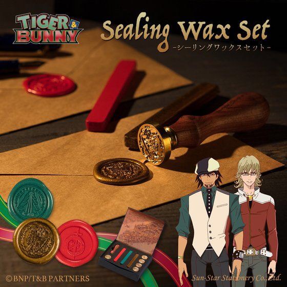 PRE-ORDER : TIGER & BUNNY Sealing Wax Set