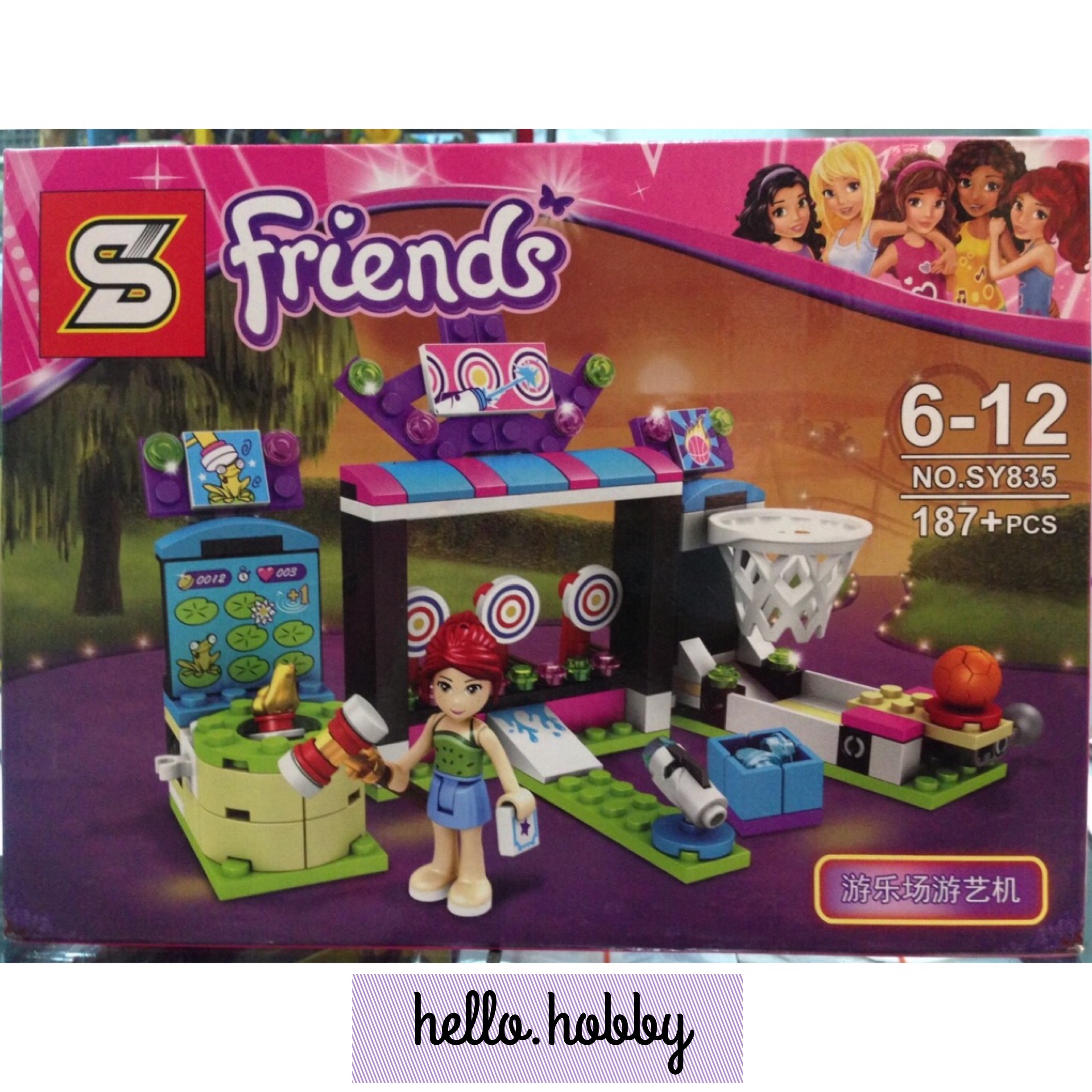 SY835 Friends Amusement Park Arcade 187pcs