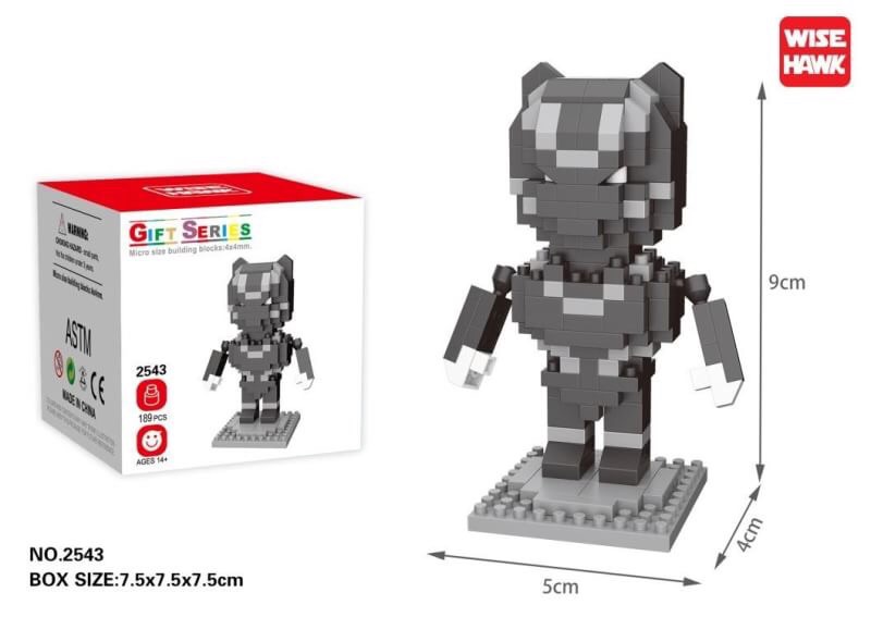 Wise Hawk 2543 Avengers Black Panther 189pcs